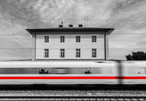Zugdurchfahrt