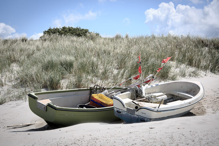 Boote am Strand
